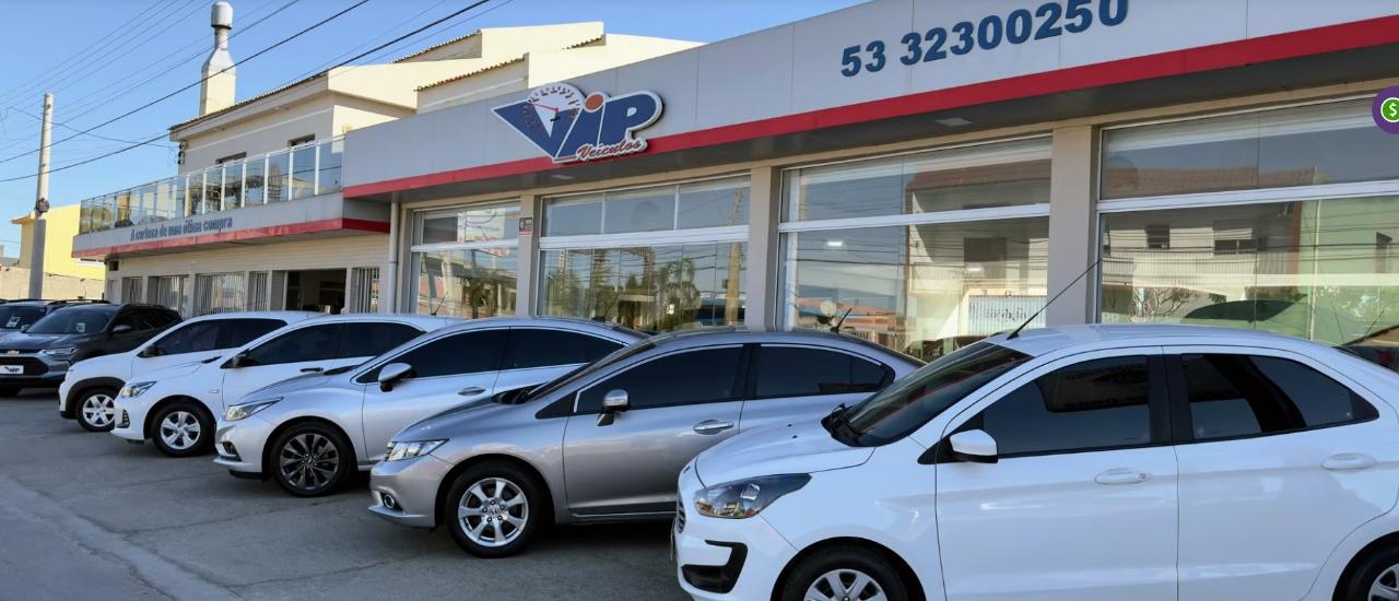 Fachada da VipVeículos - Loja de carros em Rio Grande, RS